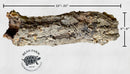 cork bark tube size large with measurements